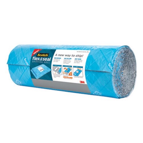 Scotch Flex and Seal Shipping Roll, 15" x 20 ft, Blue/Gray