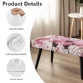 thumbnail image 6 of Whosucclay Butterfly Rose Print Dining Bench Slipcover Rectangle Bench Cover for Dining Room, Living Room, Bedroom, Kitchen Waterproof Benches Seat Covers Universal Bench Protectors, 6 of 7
