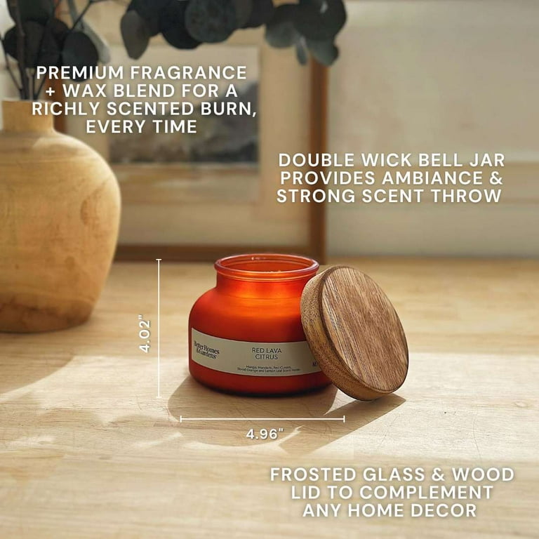 Better Homes & Gardens Red Lava Citrus Scented 2-Wick 18oz Better Homes & Gardens Red Lava Citrus Scented 2-Wick 18oz