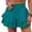 Dark Green-02, variant on Women's Boho Skorts Flowy Elastic High Waist Ruffle Tiered Skirt Skirts Summer Lounge Shorts