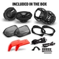 thumbnail image 6 of BOSS Audio Systems BHD14 Harley Davidson 6 x 9 Inch Saddlebag Speaker Kit, 6 of 18