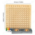 thumbnail image 2 of Fiudx Tablero de Rompecabezas Matemático, Atractivo Juego de Tabla de Multiplicar, Divertida Actividad de Suma y Resta, Herramienta de Aprendizaje Interactiva, para Uso En El Aula o En Casa, Regalo I, 2 of 6