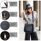 thumbnail image 5 of Bandolera Viva Terry de piel vegana con hombros a la moda, 5 of 6