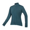 thumbnail image 1 of Endura Womens Xtract Roubaix Long Sleeve Cycling Jersey Deep Teal, Large, 1 of 2
