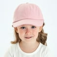 thumbnail image 2 of Toddler Hat Pink Toddler Sun Hat Breathable Casual Toddler Hats Boys 2 Years Kids Clothes, 2 of 9
