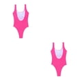 thumbnail image 4 of Naiovety Mujer Mono Traje de baño Verano Poliéster Sin espalda Traje de baño Ropa de playa Type5 NO5, 4 of 6