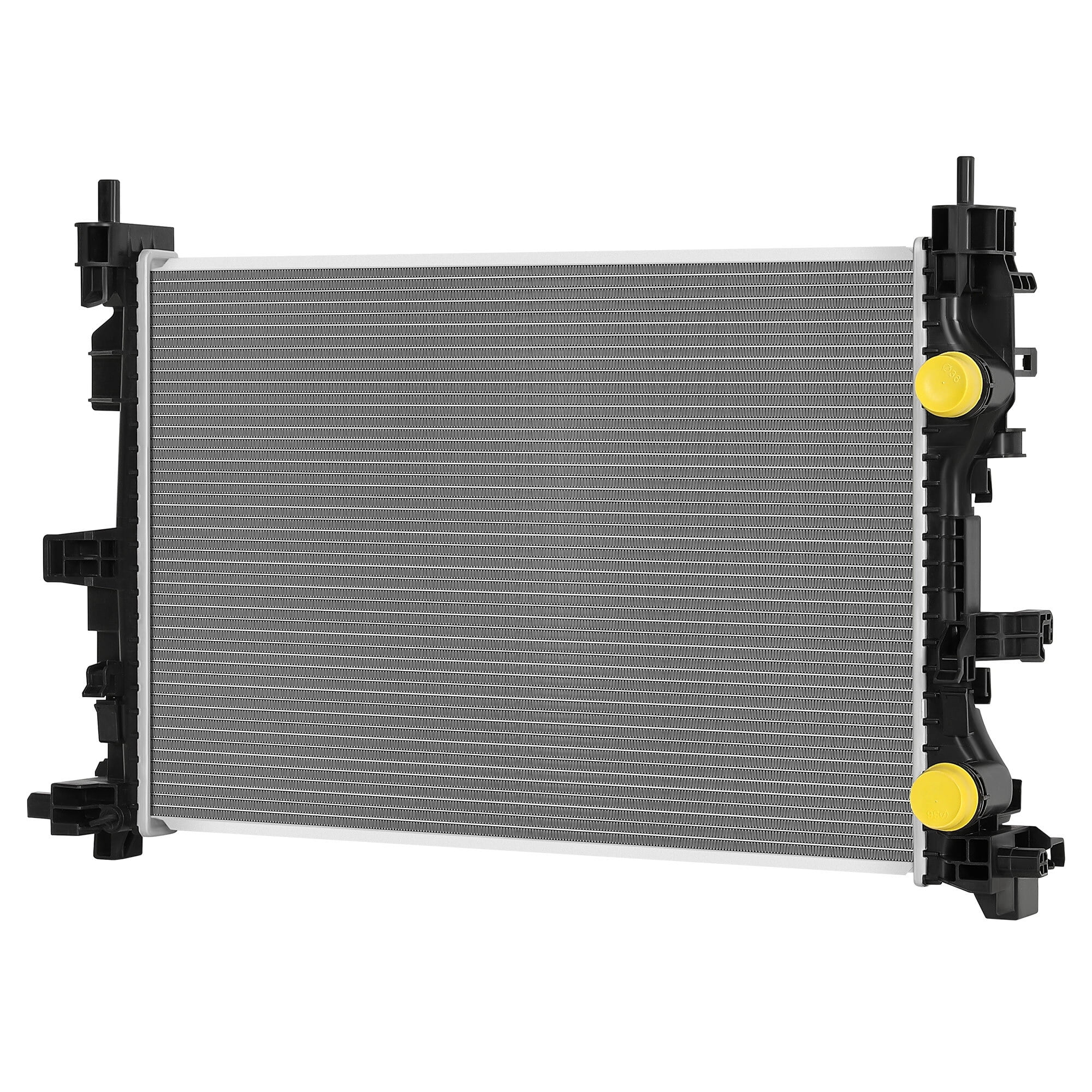 LEDKINGDOMUS Radiator for 2015-2021 Jeep Renegade 2.4L / 2015-2022 Ram ProMaster / 2016-2018 Fiat 500X Direct Fit Replacement CU13533 OEM# 68256135AA 68260449AA High-Cooling Aluminum Core