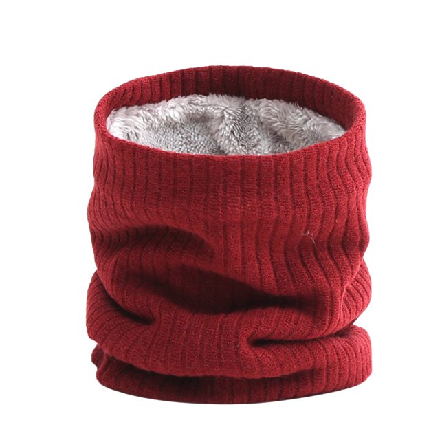 Penkiiy Cache-Cou pour Femmes Mode Femmes Solide Hiver Garde au Chaud Cache-Cou Foulards Foulard Cache-Cou Foulards Cache-Cou Vin
