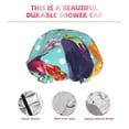 thumbnail image 4 of Gaeub Vegetable Shower Caps for Women Men,Double Waterproof Layers Bathing Hat,Elastic and Reusable Bath Caps, 4 of 7