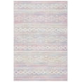 thumbnail image 3 of Safavieh Summer Zoja Outdoor Geometric Distressed Area Rug, Ivory/Pink, 5'3" x 7'6", 3 of 7