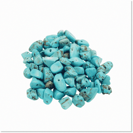 Turquoise Irregular Chip Stone Beads - 450PCS 5-8mm Gemstones Crystal Loose Bead for DIY Jewelry Making