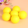 thumbnail image 4 of Softbol Entrenamiento para Principiantes Interior Pelota Golf PU (amarillo) (6 Piezas), 4 of 8