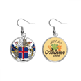 thumbnail image 1 of Noruega emblema nacional país símbolo Pendiente del lóbulo de la joyería del pendiente de la hoja del otoño Unbranded M, 1 of 3