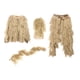 thumbnail image 1 of Vestidos Ghillie elásticos con capucha de camuflaje transpirable, ropa, chaqueta y pantalones, conjunto ligero para , fotografía naturalista marrón DYNWAVEMX Trajes Ghillie de camuflaje, 1 of 8