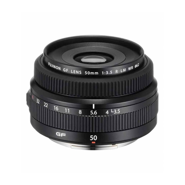 Lente Fujinon GF50mm F3.5 R LM WR FUJIFILM Negro