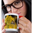 thumbnail image 2 of 3drose, Monarch Butterfly on Butterweed. Prairie Ridge Natural Area, Illinois, 15oz Two-tone Red Mug, 2 of 6