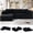 Black, variant on ROOMARK 104.3" L Shaped Sofa Modular, Corduroy Cloud Couches with Deep Seats &High-Back, Upholstered Couches for Living Room Bedroom with Chaise, No Assembly Required