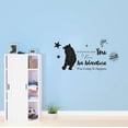 thumbnail image 2 of Adventure Was Going To Happen As Soon As I Saw You Quote Silhouette Vinyl Decal Wall Art Sticker Designs Vinyl Stickers For Home House Walls Rooms Windows Bedroom Decoration Size (12x12 inch), 2 of 3