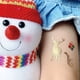 thumbnail image 3 of 6 piezas de tatuajes nuevos de oro con tatuajes temporales de metal con pegatinas de tatuajes navideños a prueba de agua, 3 of 6