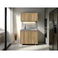 thumbnail image 2 of Cocina Integral Cantabria Fresno Europeo Incluye Mesón Izquierdo Virtual Muebles, 2 of 9