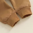 thumbnail image 7 of Toddler Baby Boy Clothes Set Letter Print Long Sleeve Crewneck Sweatshirt Top Casual Pants Set Cute Fall Winter Outfits, 7 of 7