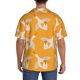 thumbnail image 3 of Balery Flying Ducks Camisa Casual de Manga Corta con Botones para Hombre, Texturizada, Estilo Cubano, para Playa, Verano-Large, 3 of 5
