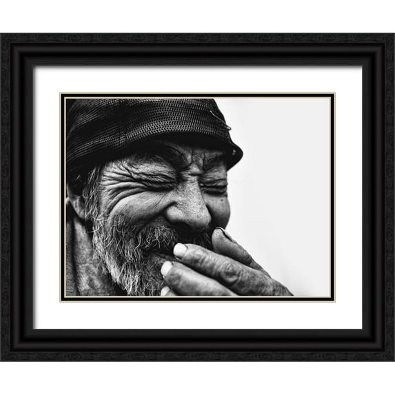 Suzuki, Tatsuo 18x15 Black Ornate Wood Framed with Double Matting Museum Art Print Titled - Untitled