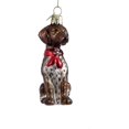 thumbnail image 1 of 3.5" Noble Gems Glass German Shorthaired Pointer Ornament, 1 of 1
