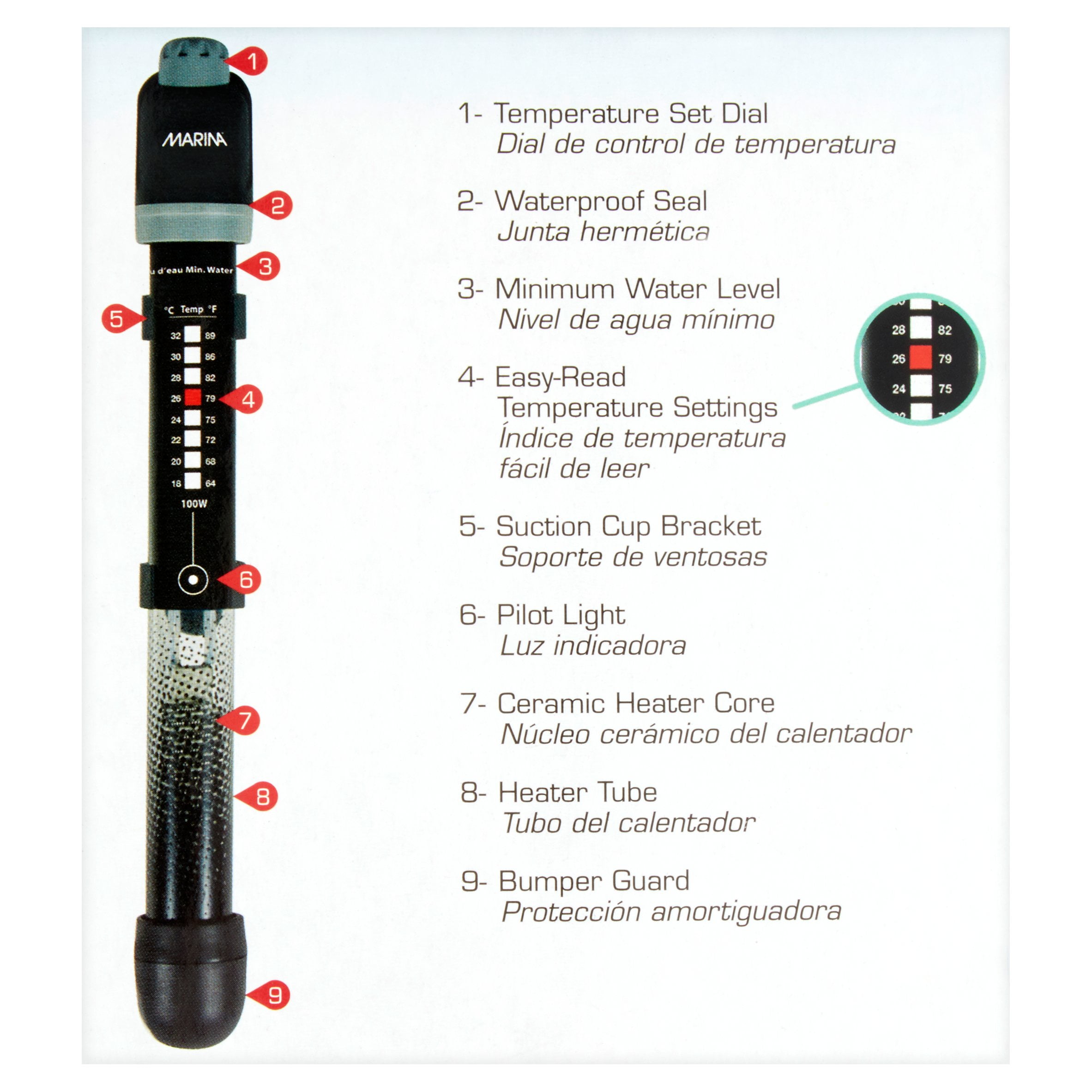 Marina aquarium heater hot sale