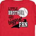 thumbnail image 4 of Inktastic Little Brother and Biggest Fan Baseball Family Fan Boys or Girls Long Sleeve Toddler T-Shirt, 4 of 5