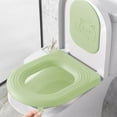 thumbnail image 3 of YOTQUSKI Toilet Seat Cushion,Cushioned Toilet Seat,Soft Toilet Seat Cushion,Reusable Waterproof EVA Toilet Seat Cushion,Washable Toilet Cover Seat Pad for Home Hotel, 3 of 5