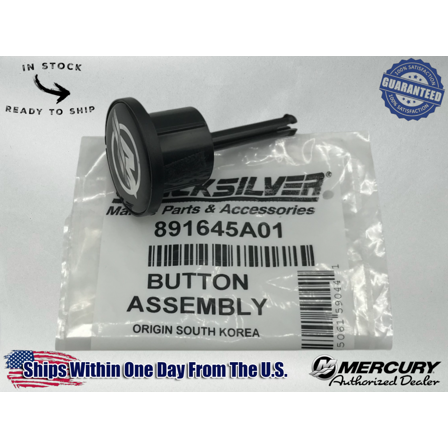 Mercury Genuine OEM MARINER BUTTON ASSEMBLY FITS 4000 GEN II CONTROL 891645A01