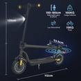 thumbnail image 2 of Scooter eléctrico Plegable honey whale S5 Negro, 2 of 9