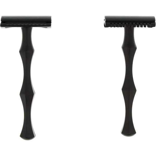 WCS Midnight Collection Razor 47B, Black Stainless Steel-Open Comb