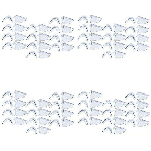 48 Pairs Eye Glasses Side, Slip on Clear Side Shield for Glasses- Fits Small to Medium Eyeglasses