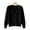 Black, variant on vzibsiv Cardigan Sweaters for Women V Neck Button Down Long Sleeve Soft Knit Lightweight Jacket Size L