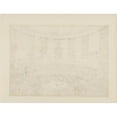 thumbnail image 2 of Augustus Charles Pugin 18x15 Black Ornate Wood Framed Double Matted Museum Art Print Titled - Study for Royal Cock Pit, from Microcosm of London (C. 1808), 2 of 5