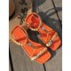 thumbnail image 2 of Vacation Slingback Sandals For Women, Braid Detail Beaded Decor Flat Sandals, 2 of 4