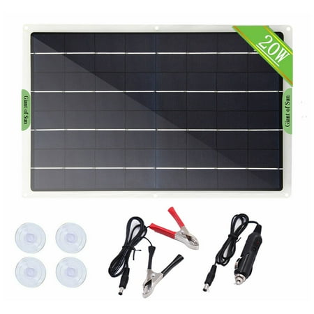 

USB Solar Panel Outdoor 20W Dual USB Portable Charger Pane Climbing Fast Charging Power Travel Folding Charger Generator