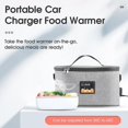 thumbnail image 4 of Horno portátil Calentador de alimentos para automóvil de 12 V Mini horno personal con pantalla digital Temperatura preestablecida Fiambrera de 8 l Calentador de automóvil eléctrico, 4 of 5