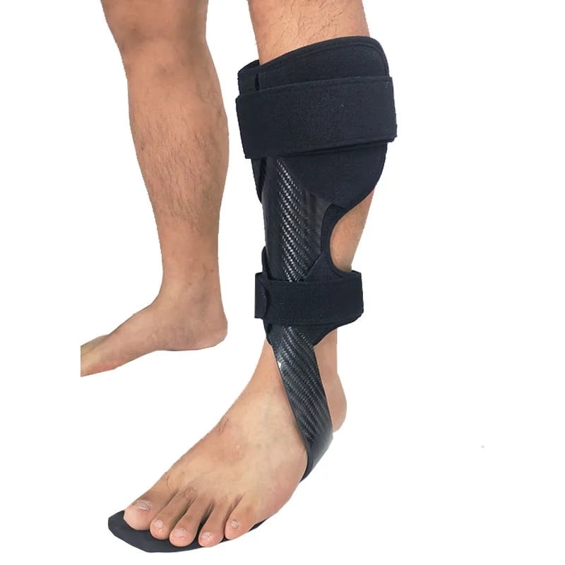 Carbon Fiber AFO Ankle Foot Orthosis - Lightweight Drop Foot Brace, Trim to Size
