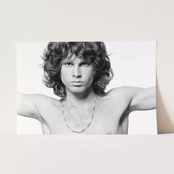 Kna Prints - Jim Morrison Of The Doors 1960S 1970S Rock And Roll Music Wall Art Poster Print - Kir 7949, UNFRAMED-8x12