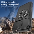 thumbnail image 4 of for iPhone 13 Pro Max Magnetic Case with 360° Rotating & 180° Flip Ring Stand & Sliding Camera Cover, Slim Hybrid Shockproof Protective Anti-Scratch Lightweight Back Cover, Black, 4 of 6