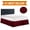 Burgundy, variant on STRIPE Bed Skirt Dust Ruffle King White