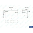 thumbnail image 5 of AmGood 14" X 60" Stainless Steel Work Table with 1.5" Backsplash | Metal Kitchen Food Prep Table | NSF, 5 of 8