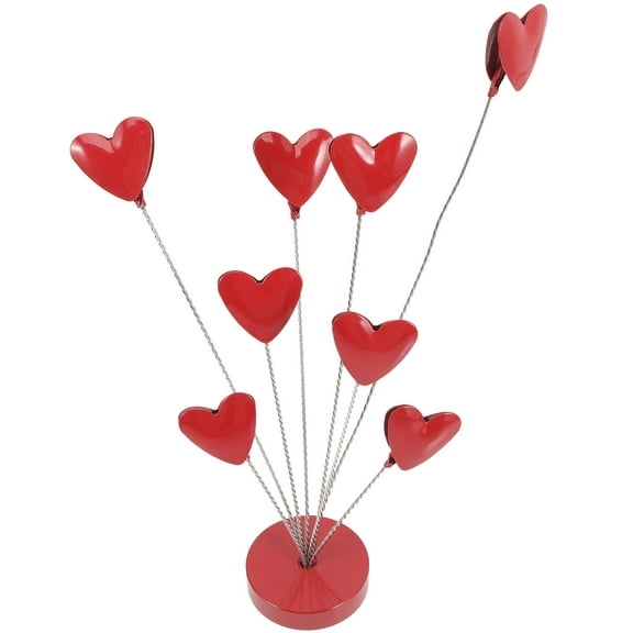 Raindrops Tabletop Heart Picture Stand Home Decor Photo Holder Office