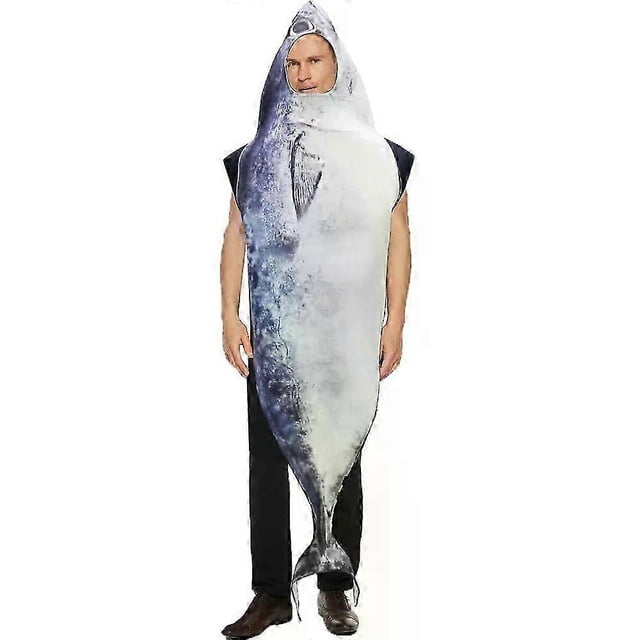 Cosplay Fish Costume Adult Unisex Outfits Carnival Party Cosplay Funny Fish Animal Dress up Women Clothing