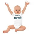 thumbnail image 3 of Awesome Little Brother Siblings Bodysuit Jumper Boys Infant Baby Brisco Brands 6M, 3 of 6