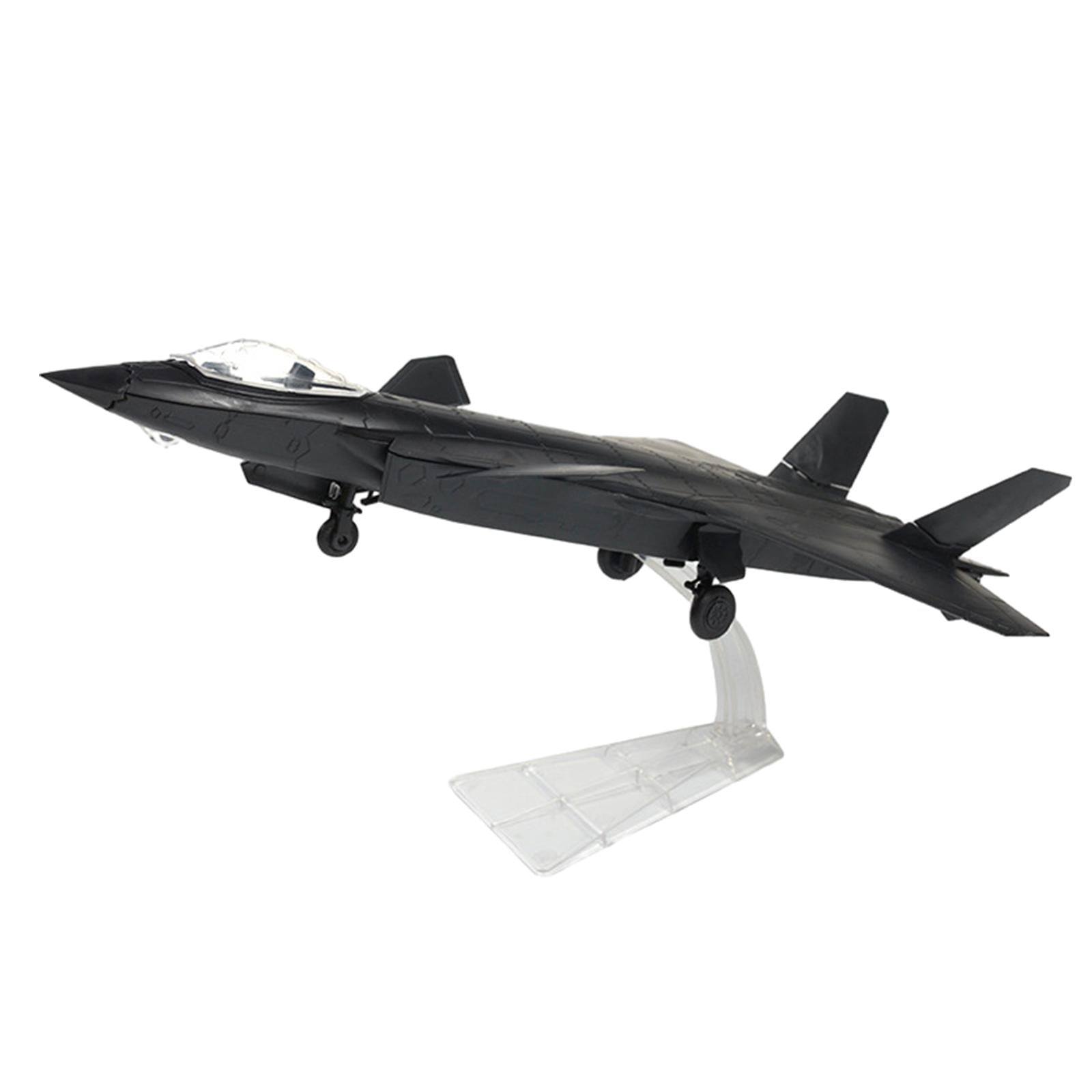 Rushawy 1/72 Education Toy Building Model Kits 4D Plane Model Miniature J20 Aircraft for Black
