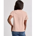 thumbnail image 3 of Hanes Essentials Women’s Cotton T-Shirt, Classic Fit Pale Blush Pink 2XL, 3 of 4